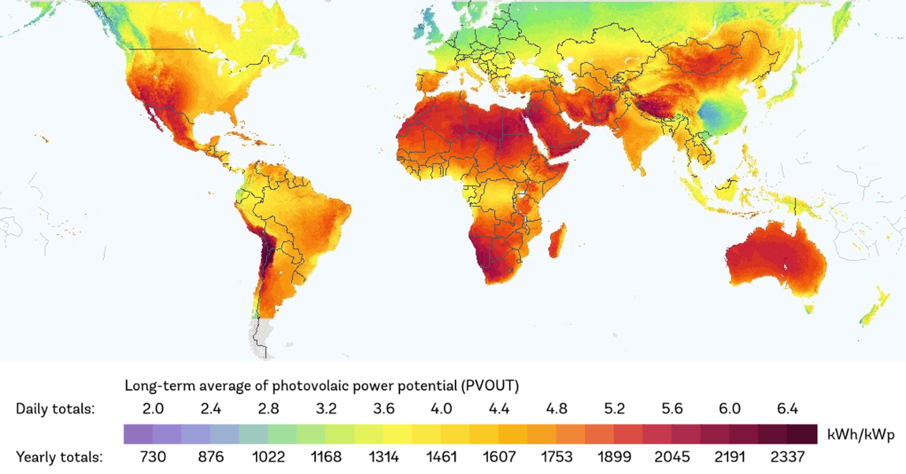 Photovoltaic power potential