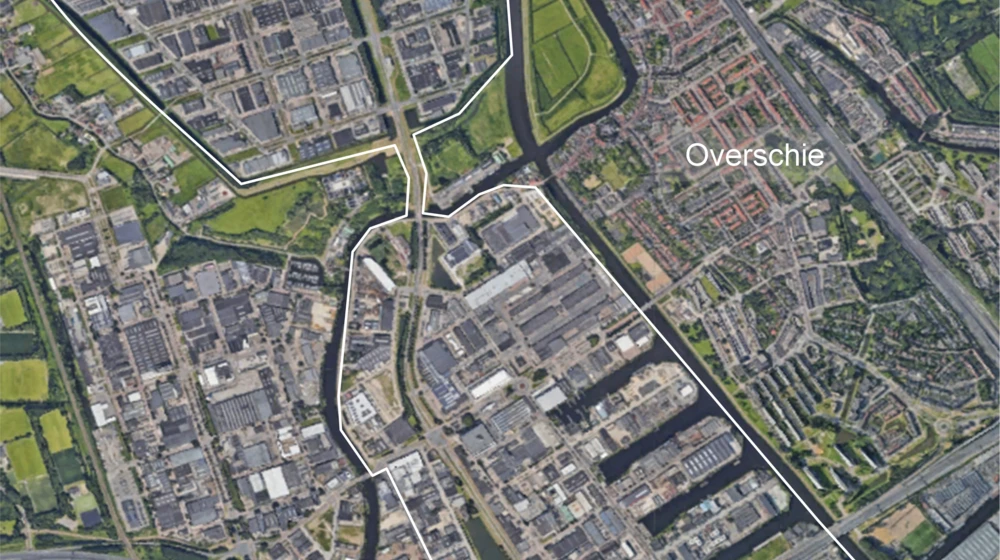 Bedrijventerrein Spaanse Polder in Rotterdam